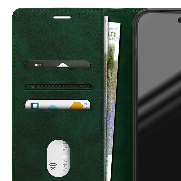 Avizar Étui Portefeuille pour Google Pixel 11 Pro XL Effet Daim avec Support pas cher