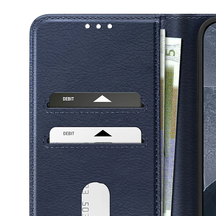 Avizar Étui Portefeuille pour Pixel 11 Pro XL Série Chesterfield avec Fonction Support pas cher