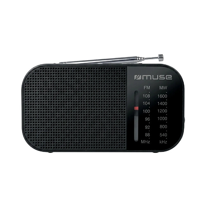 Avis Muse Radio Portable de Poche FM / MW Tuner Analogique avec Prise Casque Noir