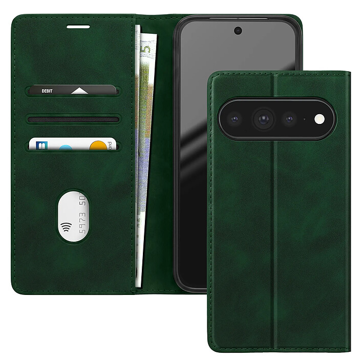Avizar Étui Portefeuille pour Google Pixel 11 Pro XL Effet Daim avec Support
