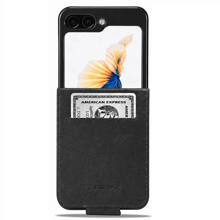 Avizar Étui Folio pour Galaxy Z Flip 8 Design Vintage Support Vidéo