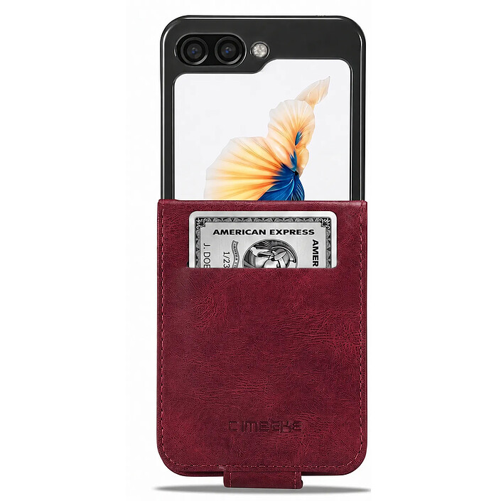 Avizar Étui Folio pour Galaxy Z Flip 8 Design Vintage Support Vidéo