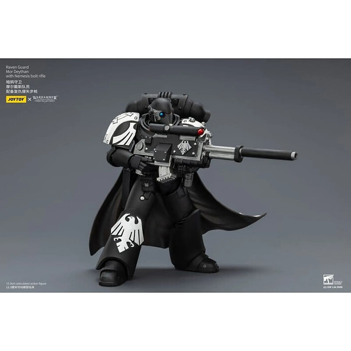 Warhammer 40k - Figurine Raven Guard Mor Deythan 12 cm pas cher