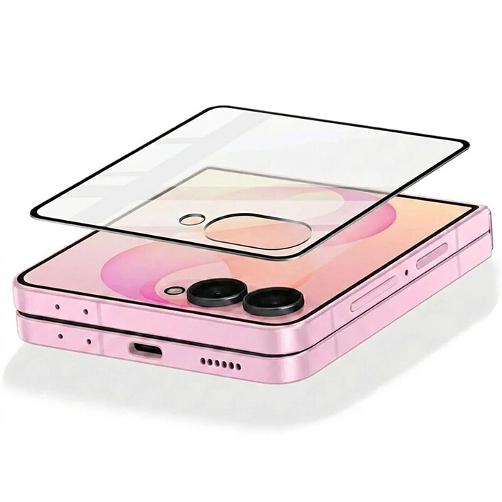 Avis Avizar Protection d'écran Externe pour Galaxy Z Flip 8 en Verre Trempé Full Glue
