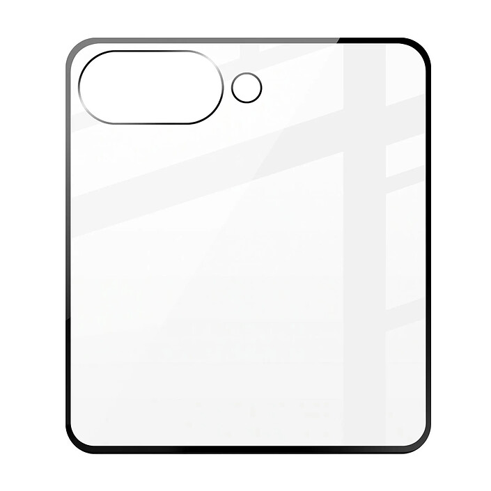 Avizar Protection d'écran Externe pour Galaxy Z Flip 8 en Verre Trempé Full Glue