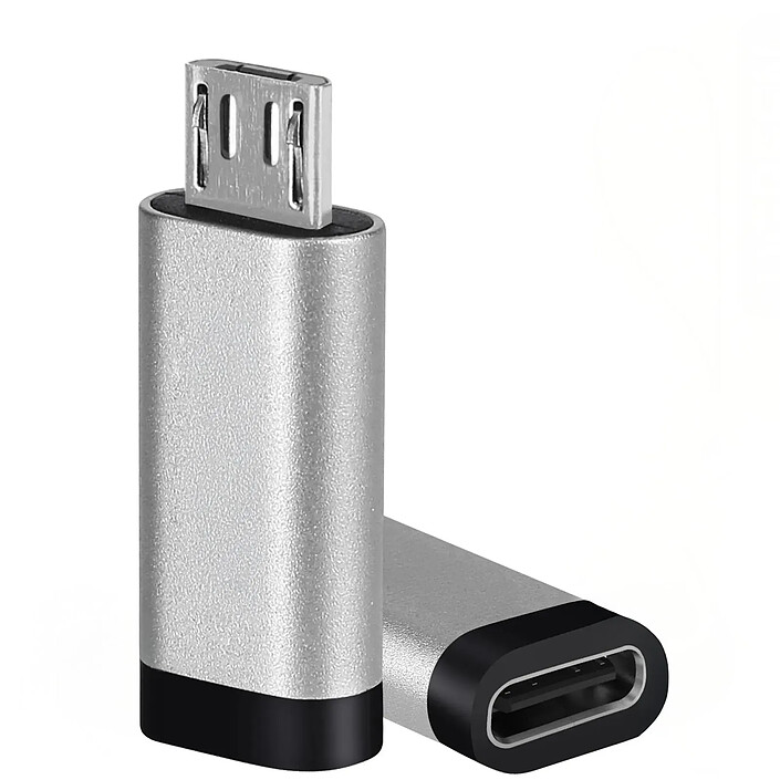 Avizar Adaptateur USB-C vers micro-USB Charge et Synchronisation 2.4A