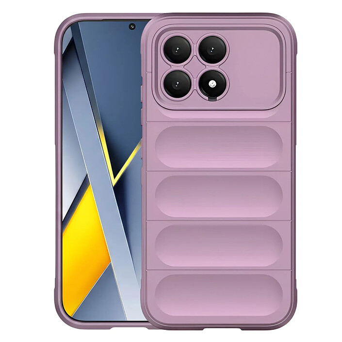 Avizar Coque pour Poco F8 Pro 5G avec Relief 3D et Grip Antidérapant