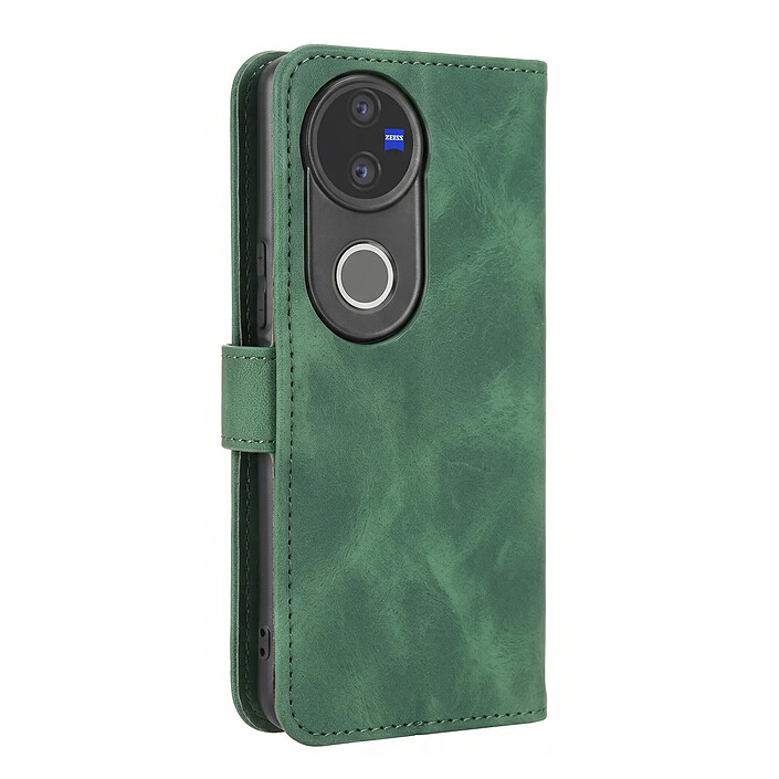 Avizar Étui Portefeuille pour Vivo V50 5G Effet Cuir de Velours avec Support