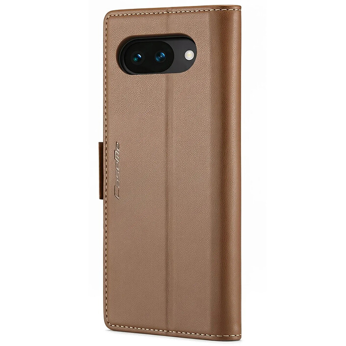CaseMe Étui Portefeuille pour Google Pixel 10a Anti-RFID avec Support Marron