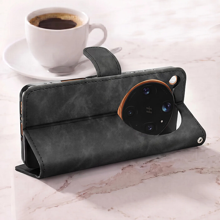 Avis Avizar Étui Portefeuille pour Oppo Find X9 Ultra Effet Cuir de Velours avec Support