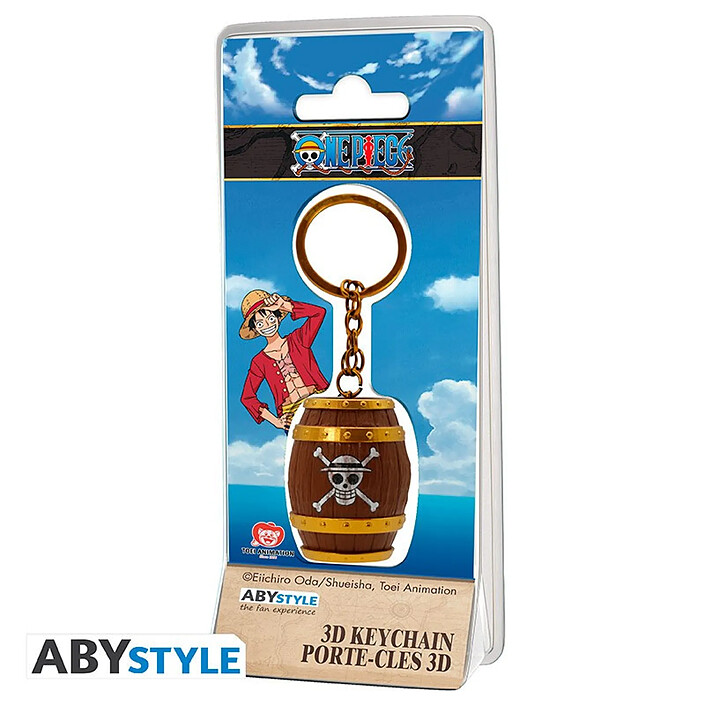 Acheter One Piece - Porte-clés 3D Tonneau