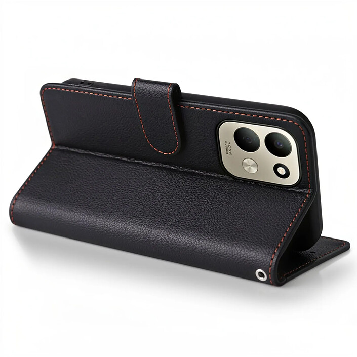 Avizar Étui Portefeuille pour Xiaomi Redmi 17 Anti-RFID avec Dragonne et Support