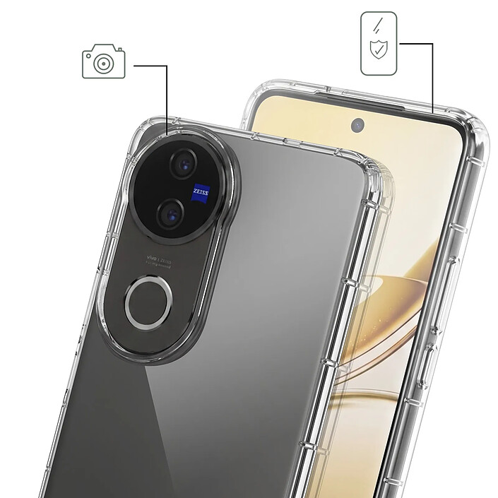Avis Avizar Coque pour Vivo V50 en Silicone Souple Anti-Rayures