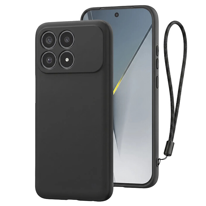 Avizar Coque pour Xiaomi Poco F8 Pro en Silicone Souple avec Dragonne