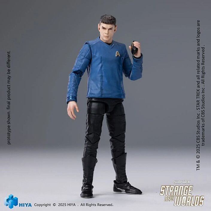 Star Trek Strange New Worlds - Figurine 1/18 Exquisite Mini Series Spock 11 cm pas cher