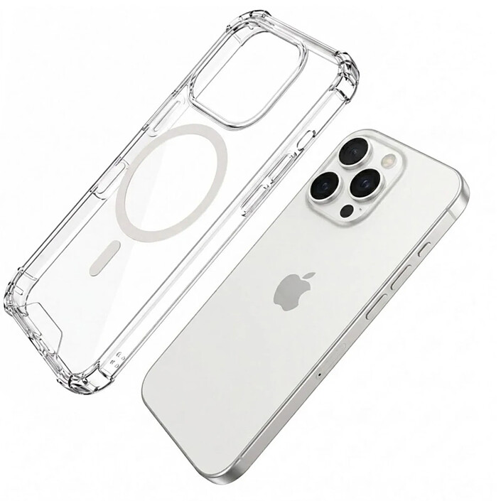 Acheter Avizar Coque MagSafe pour iPhone 16 Pro Max Antichoc Bumper à Coins Renforcés