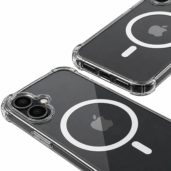 Avizar Coque MagSafe pour iPhone 16 Antichoc Bumper à Coins Renforcés pas cher