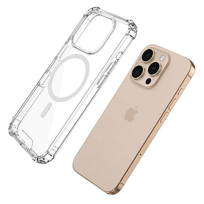 Acheter Avizar Coque MagSafe pour iPhone 16 Pro Antichoc Bumper à Coins Renforcés