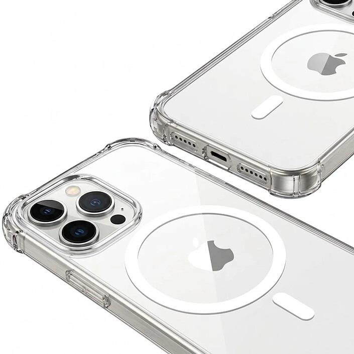 Avizar Coque MagSafe pour iPhone 16 Pro Max Antichoc Bumper à Coins Renforcés pas cher