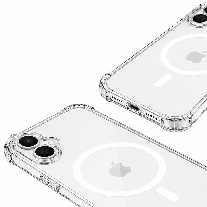 Avizar Coque MagSafe pour iPhone 16 Plus Antichoc Bumper à Coins Renforcés pas cher