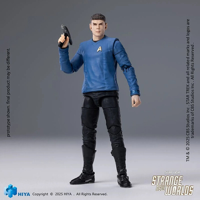 Avis Star Trek Strange New Worlds - Figurine 1/18 Exquisite Mini Series Spock 11 cm