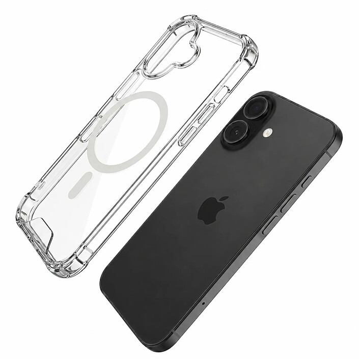 Acheter Avizar Coque MagSafe pour iPhone 16 Antichoc Bumper à Coins Renforcés
