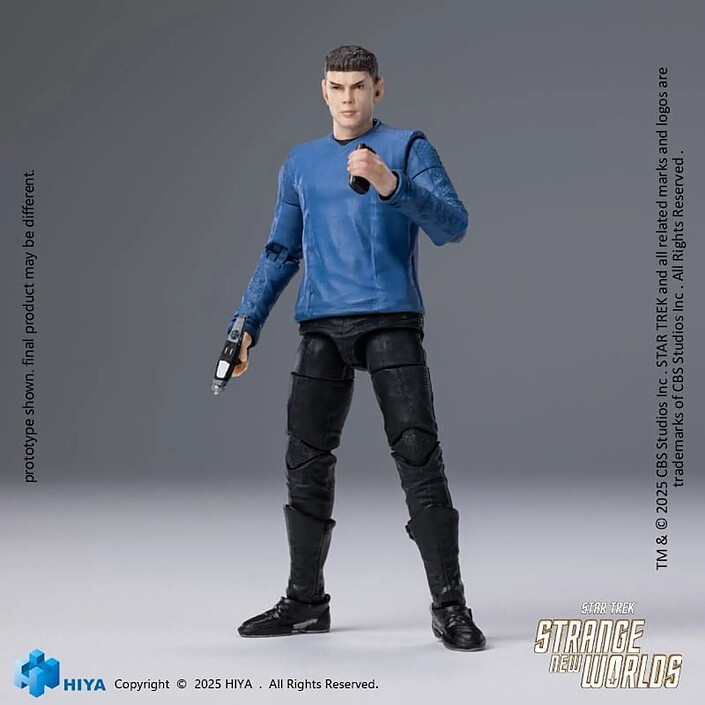 Acheter Star Trek Strange New Worlds - Figurine 1/18 Exquisite Mini Series Spock 11 cm