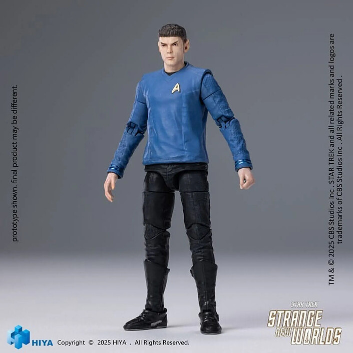 Star Trek Strange New Worlds - Figurine 1/18 Exquisite Mini Series Spock 11 cm