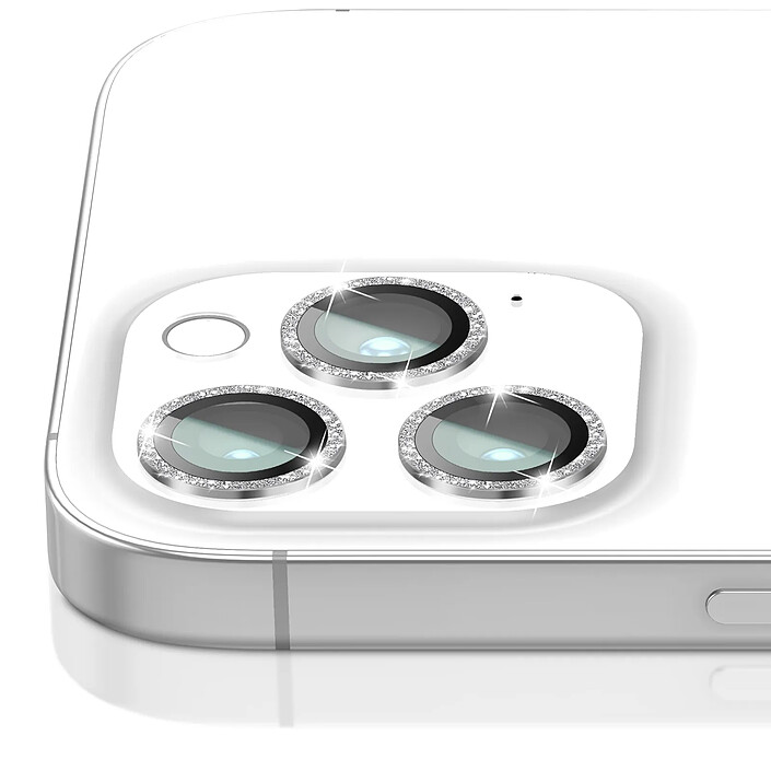Acheter Zanaé Protection Caméra pour iPhone 12 Pro en Verre Trempé et Aluminium Renforcé Argent