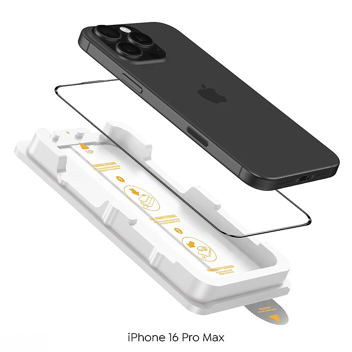 Avis Zanaé Verre Trempé pour iPhone 16 Pro Max Antichoc avec Kit de Pose Magic Box Transparent