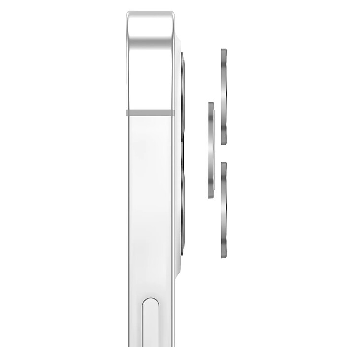 Avis Zanaé Protection Caméra pour iPhone 12 Pro en Verre Trempé et Aluminium Renforcé Argent