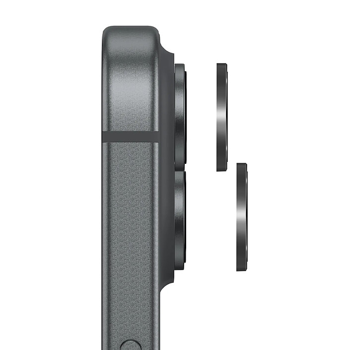 Avis Zanaé Protection Caméra pour iPhone 15 / 15 Plus en Verre Trempé et Aluminium Renforcé Noir