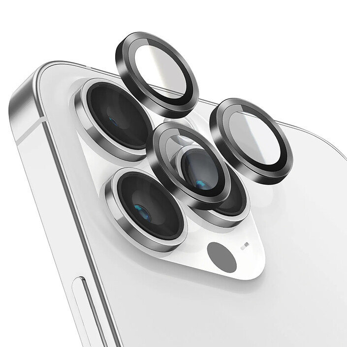 Zanaé Protection Caméra pour iPhone 14 Pro / 14 Pro Max en Verre Trempé Noir