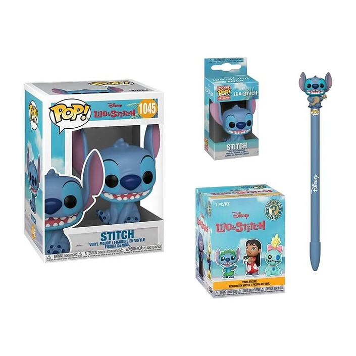 Lilo & Stitch - Pack 4 figurines POP! Black Friday Lilo & Stitch 9 cm