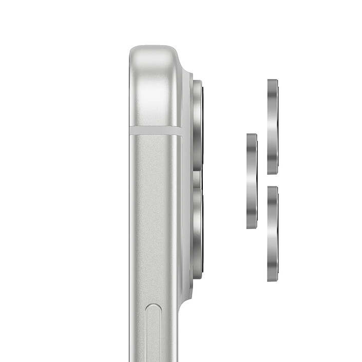 Avis Zanaé Protection Caméra pour iPhone 17 Pro à Paillettes en Verre Trempé Résistant Argent