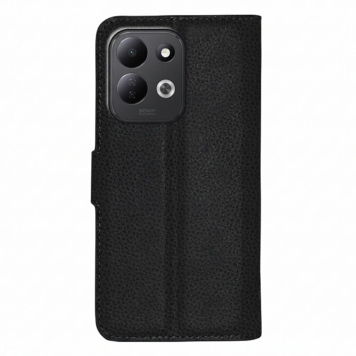 Zanaé Étui Portefeuille pour Xiaomi Redmi 17 Fermeture Magnétique avec Effet Grainé Noir