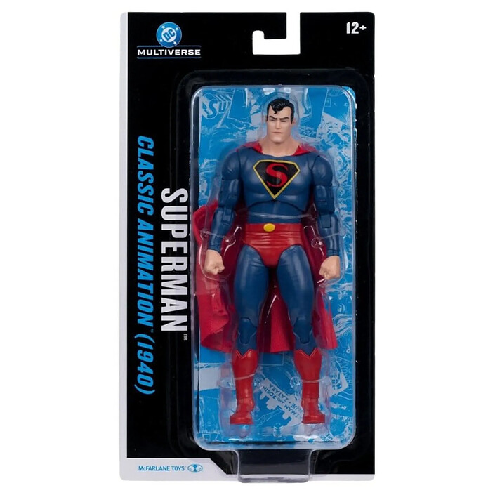 DC Multiverse - Figurine Superman (Classic Animation 1940) 19 cm pas cher