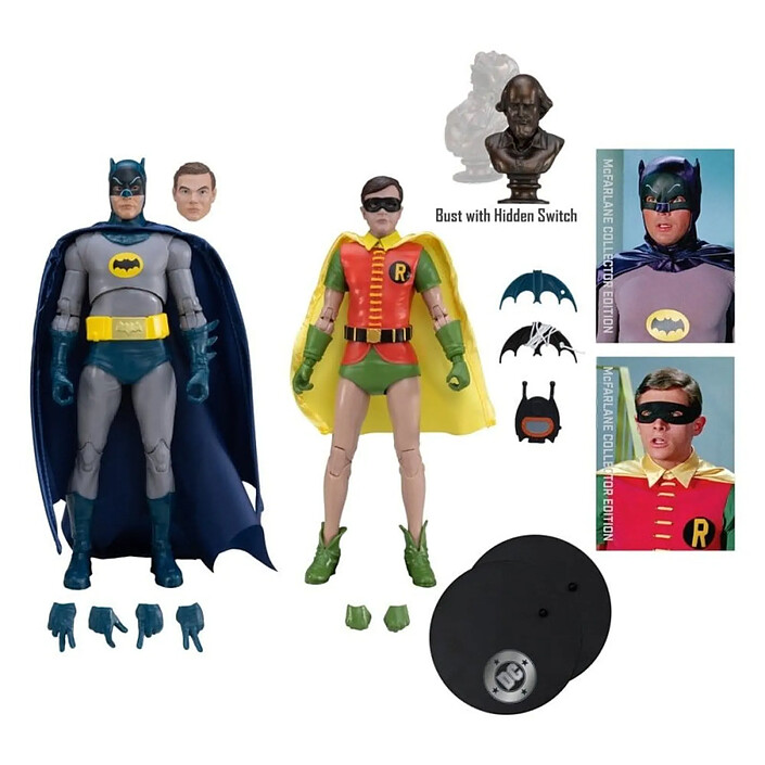 Avis DC Multiverse - Pack 2 figurines McFarlane Collector Edition Classic TV Series Batman et Robin 18 cm