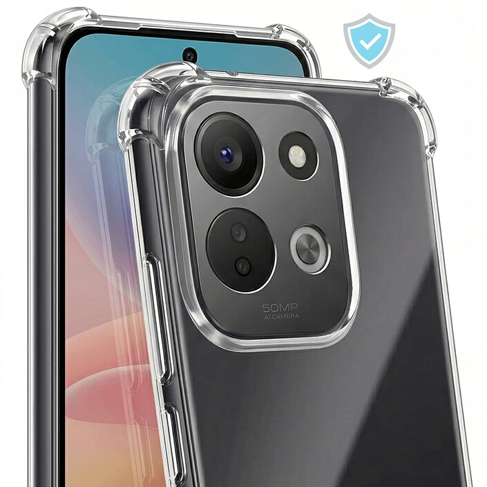 Avis Zanaé Coque pour Xiaomi Redmi 17 en Silicone Coins Renforcés Antichoc Transparent