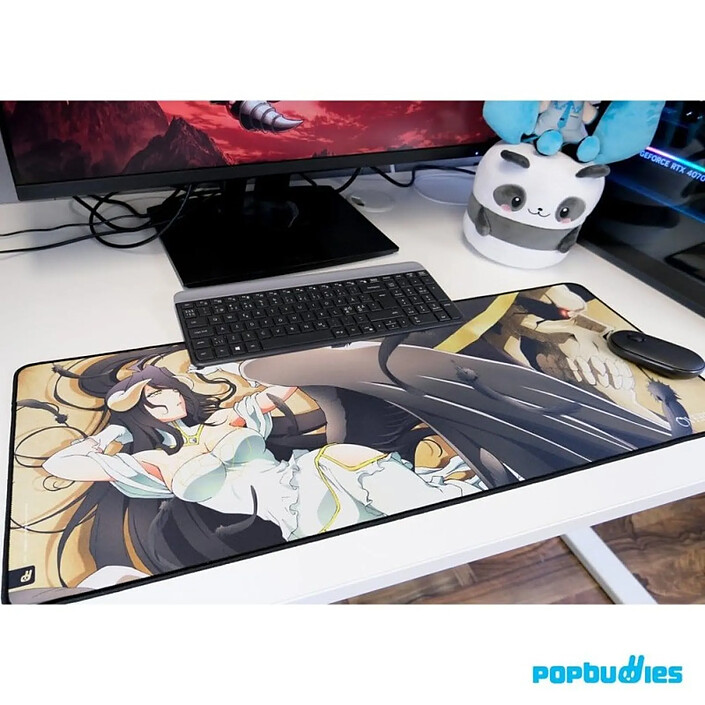 Avis Overlord - Tapis de souris Overlord Albedo & Ainz XXL
