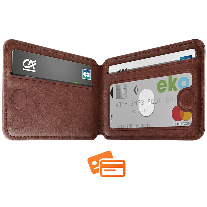 Avis Avizar Porte-Cartes MagSafe pour iPhone avec 3 Rangements et Support Portrait Paysage