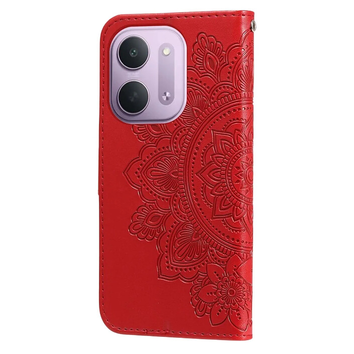 Avizar Étui Portefeuille pour Redmi 17C 5G Motif Mandala avec Support