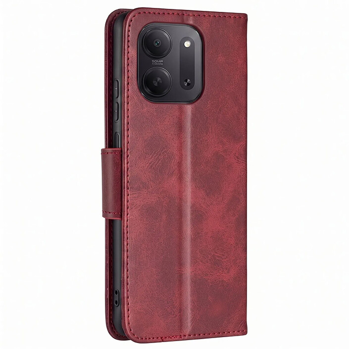 Avizar Étui Portefeuille pour Redmi 17C 5G Vintage avec Support Vidéo et Dragonne
