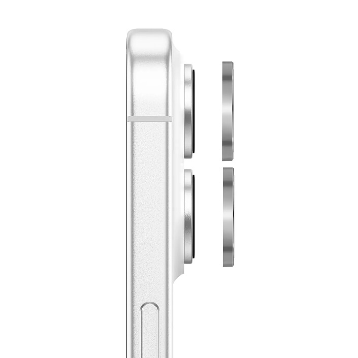 Avis Zanaé Protection Caméra Camera pour iPhone 17 avec Cerclage Aluminium Renforcé Argent
