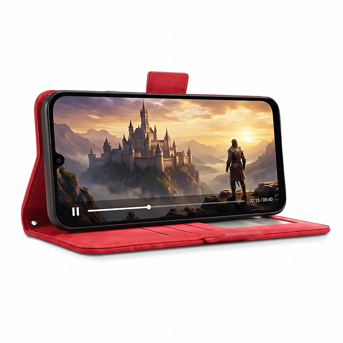 Avizar Étui pour Xiaomi Redmi 17C 5G avec Porte-Cartes Amovible et Support Vidéo pas cher