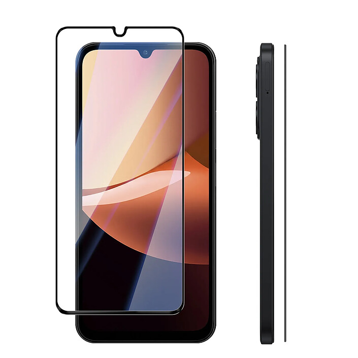 Verre Trempé pour Xiaomi Redmi 17C Protection Anti-rayures et Antichoc Noir / Transparent pas cher