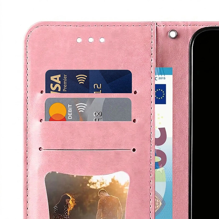 Avizar Étui Portefeuille pour Redmi 17C 5G Motif Mandala avec Support pas cher