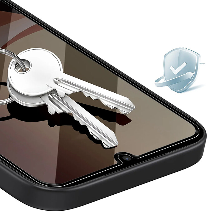Avis Verre Trempé pour Xiaomi Redmi 17C Protection Anti-rayures et Antichoc Noir / Transparent