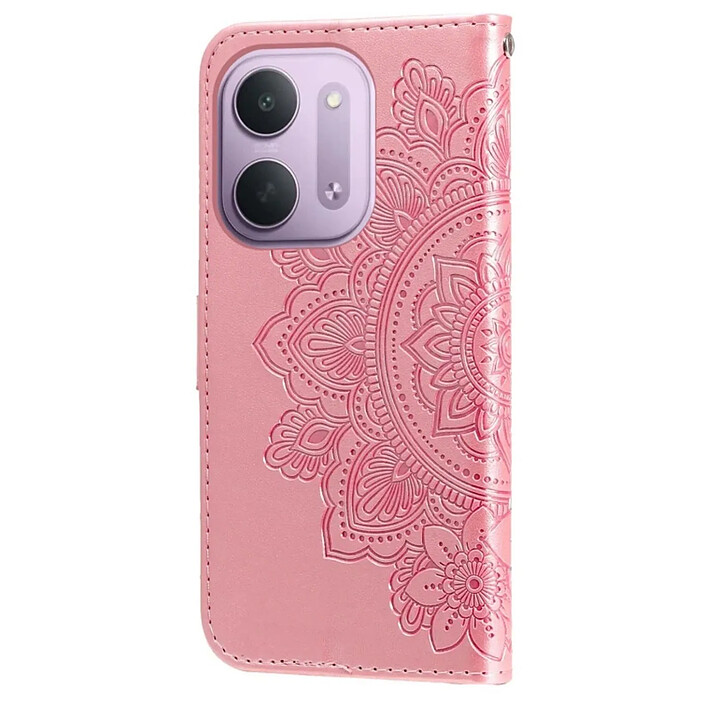 Avizar Étui Portefeuille pour Redmi 17C 5G Motif Mandala avec Support