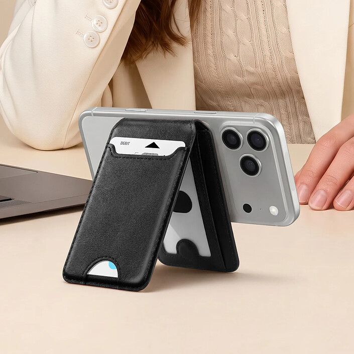 Acheter Avizar Porte-Cartes MagSafe pour iPhone avec 3 Rangements et Fonction Support